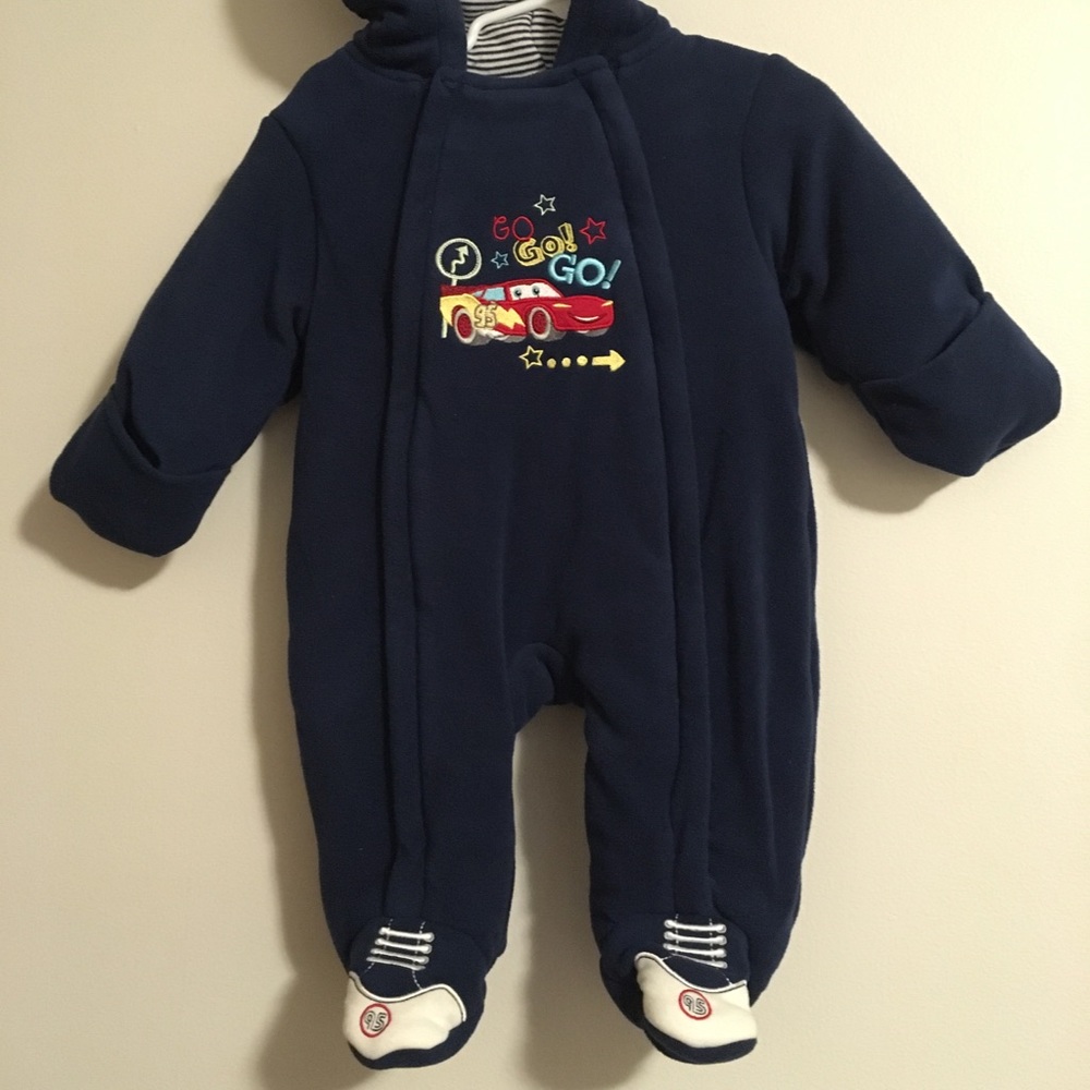 Disney cars baby bunting suit